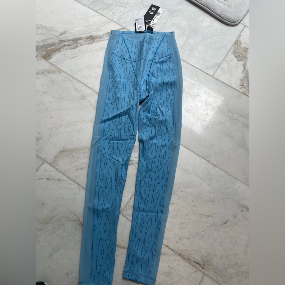 Beyonce IVY PARK/ adidas Blue Patterned Leggings